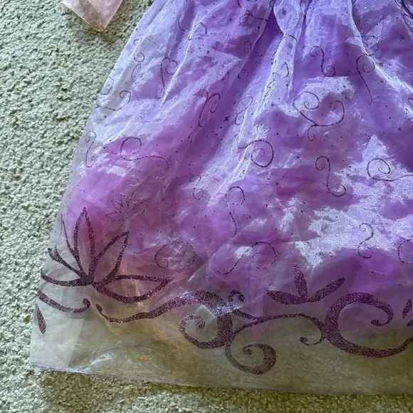 Rapunzel Dress Disney Store Sz 5/6 Purple Land World Cruise Bibbidi Bobbidi - Picture 2 of 9